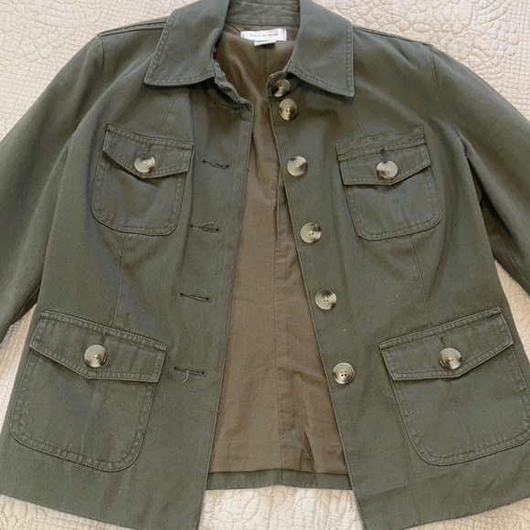 Isaac Mizrahi Jackets & Blazers - Isaac Mizrahi‎ Khaki Jean Jacket